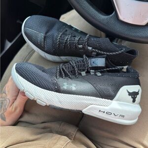Under Armour Black and Gray HOVR Shoes